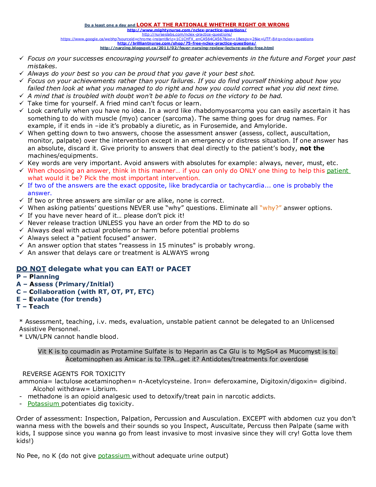 Preview image for NCLEX All Nurses Study Guide Updated